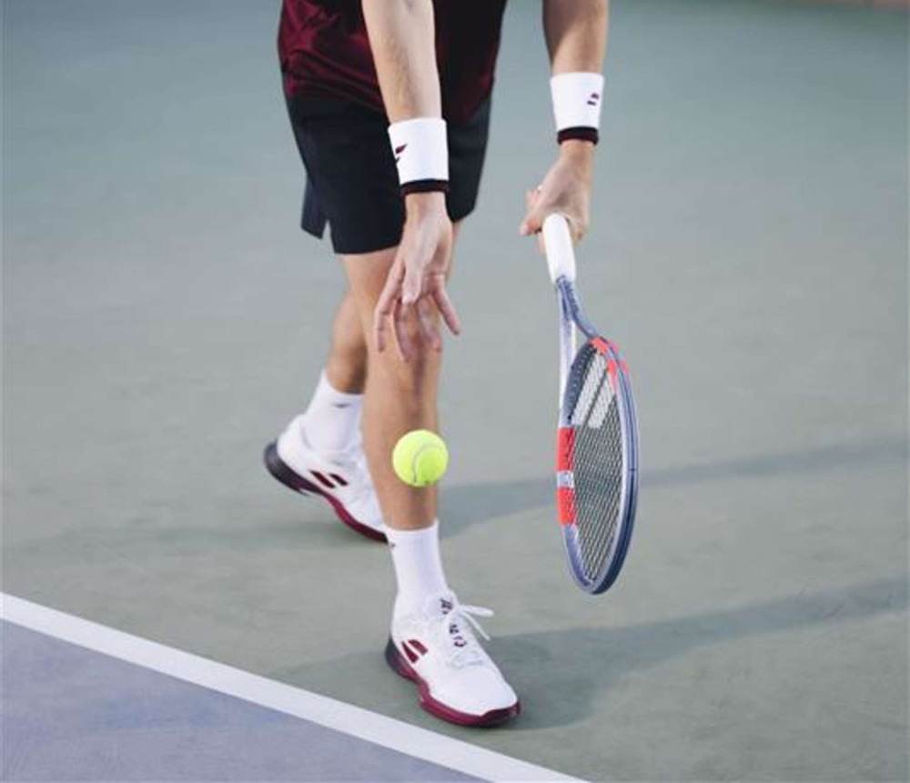 Alternative view of Giày Babolat Jet Mach 3 All Court 'White Red' 30F25629CNO