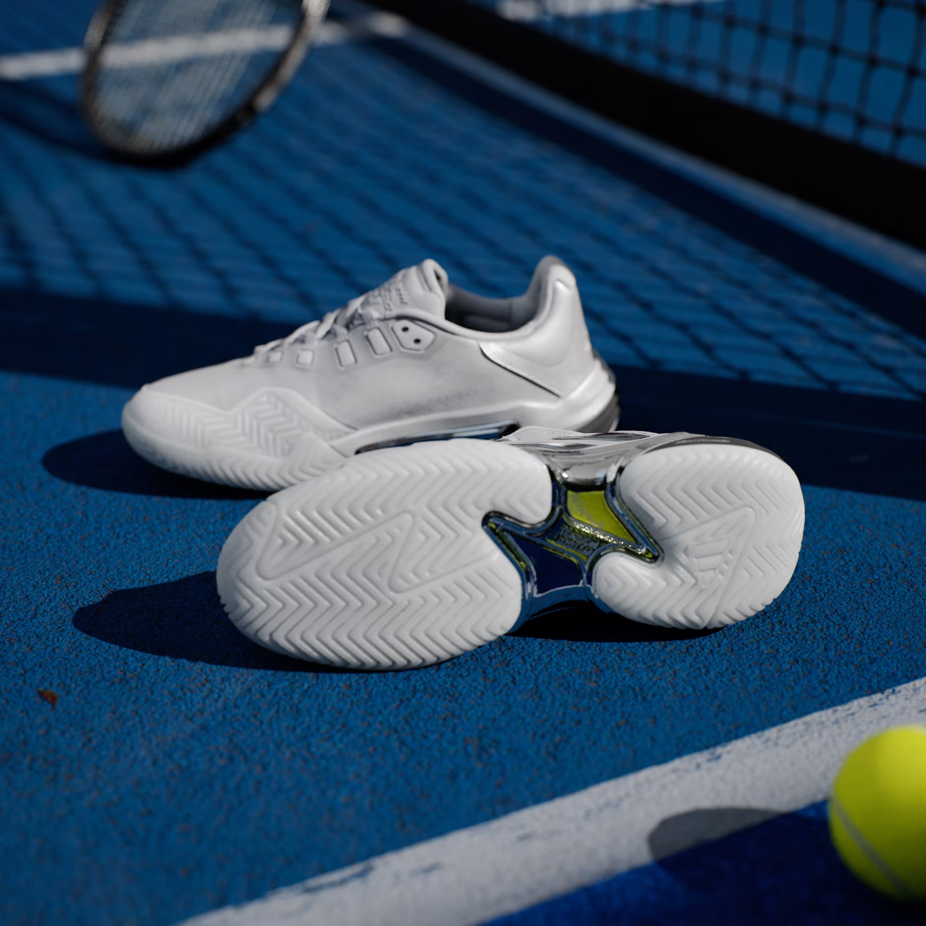 Alternative view of Giày Adidas Barricade 13 'Silver Edition' JR4223