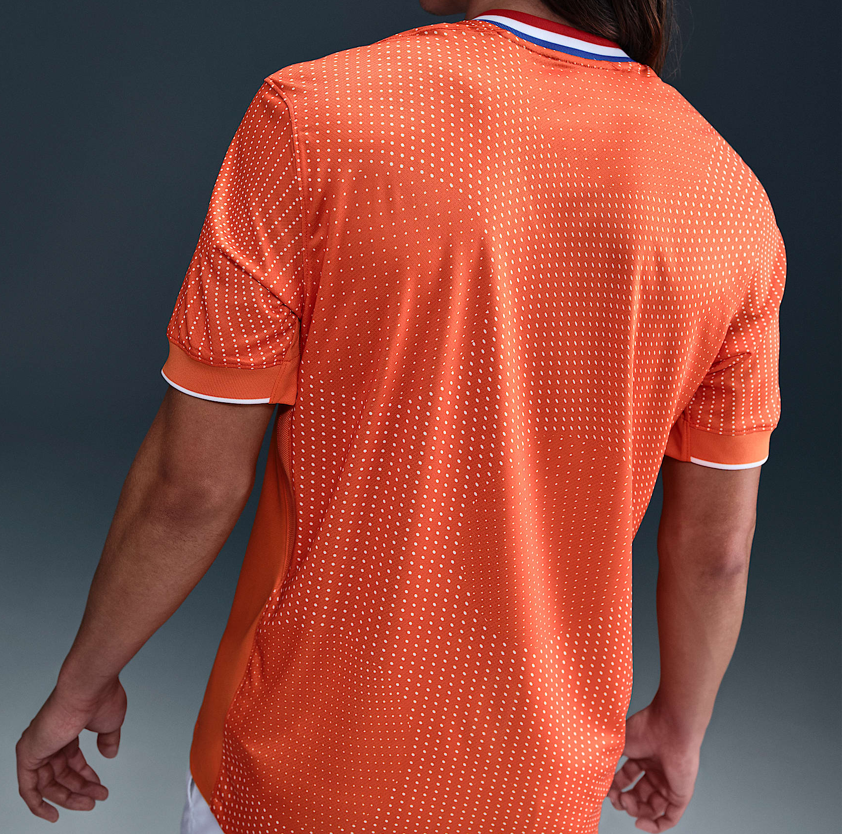 Alternative view of Áo Nike Netherlands 2025 Stadium 'Orange' FZ9015-819