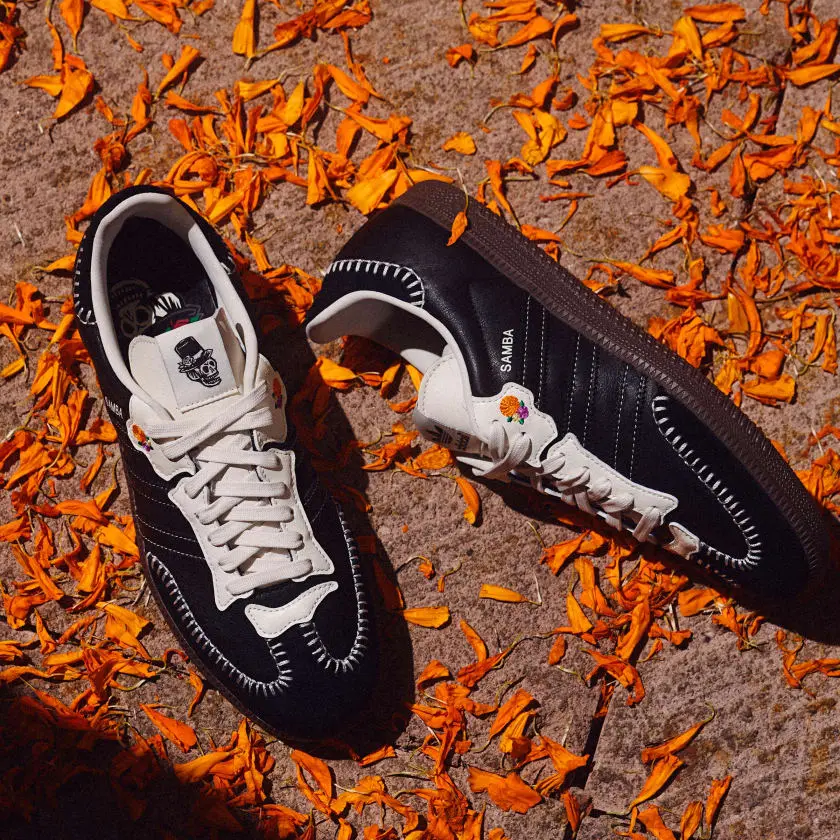 Alternative view of Giày Adidas Samba OG x Día de Muertos 'Pack Black' JI3932