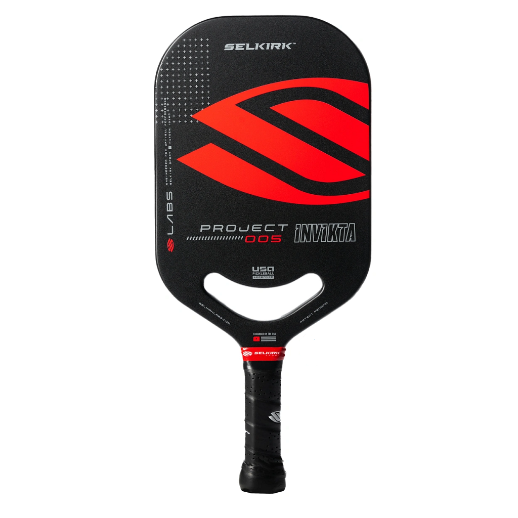 Vợt Pickleball Selkirk LABS Project 005 Invikta 16mm 'Black Red'