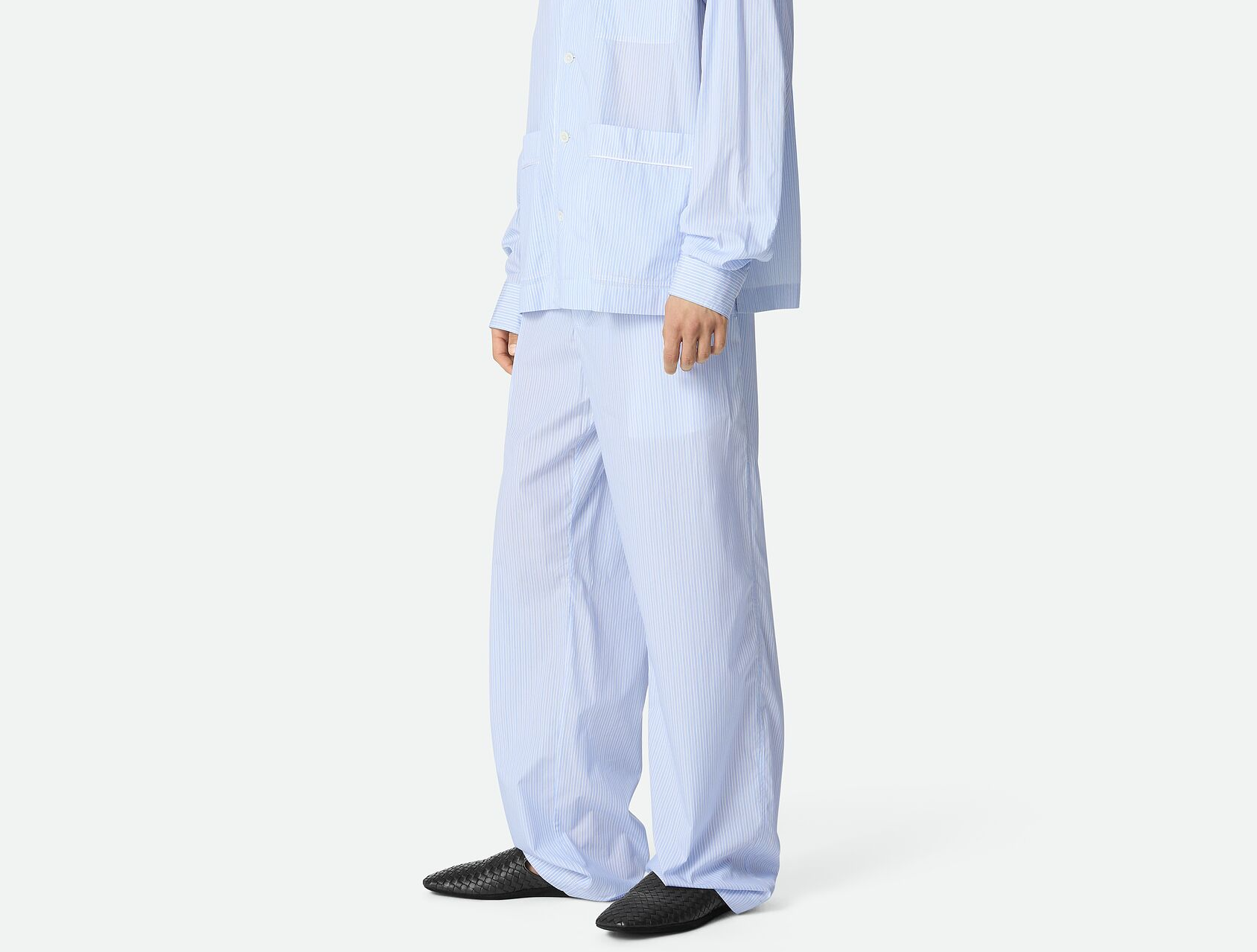 Alternative view of Dép Bottega Veneta Palazzo Slipper 'Black' 837952V2ED01000