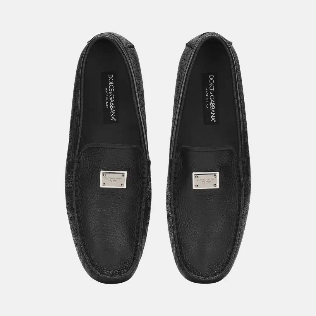 Alternative view of Giày Dolce & Gabbana Deerskin Driver 'Black' A50596A803480999
