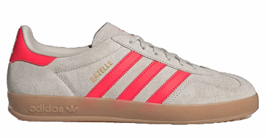 Giày Adidas Gazelle Indoor 'Beige Lucid Red' JR3840