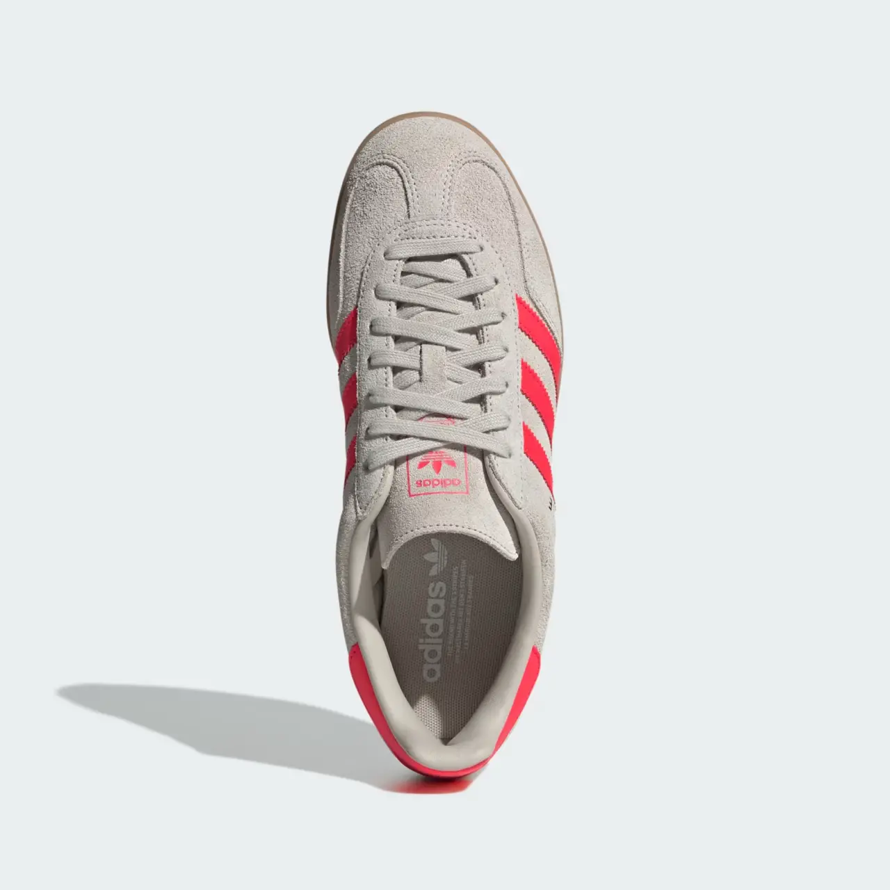 Alternative view of Giày Adidas Gazelle Indoor 'Beige Lucid Red' JR3840