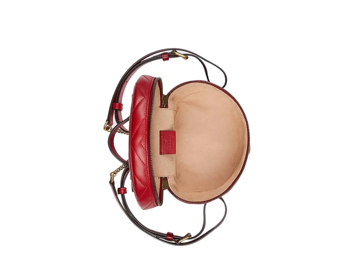 Alternative view of Túi Gucci Marmont Leather Handbag 'Red' 598594-DTDCT-6433