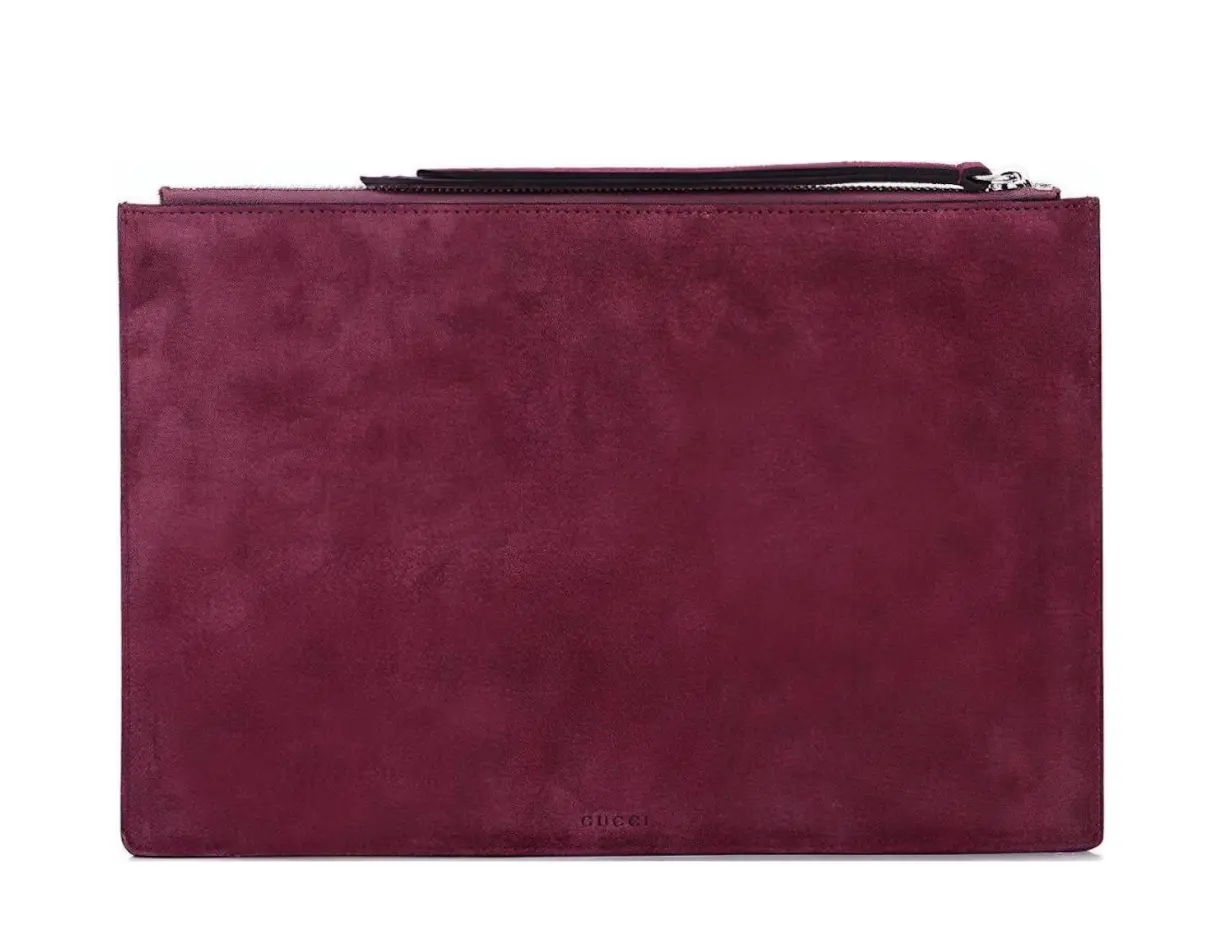 Alternative view of Túi Gucci GG Leather Large Clutch 'Geranium Print' 410807-KU23N-8693