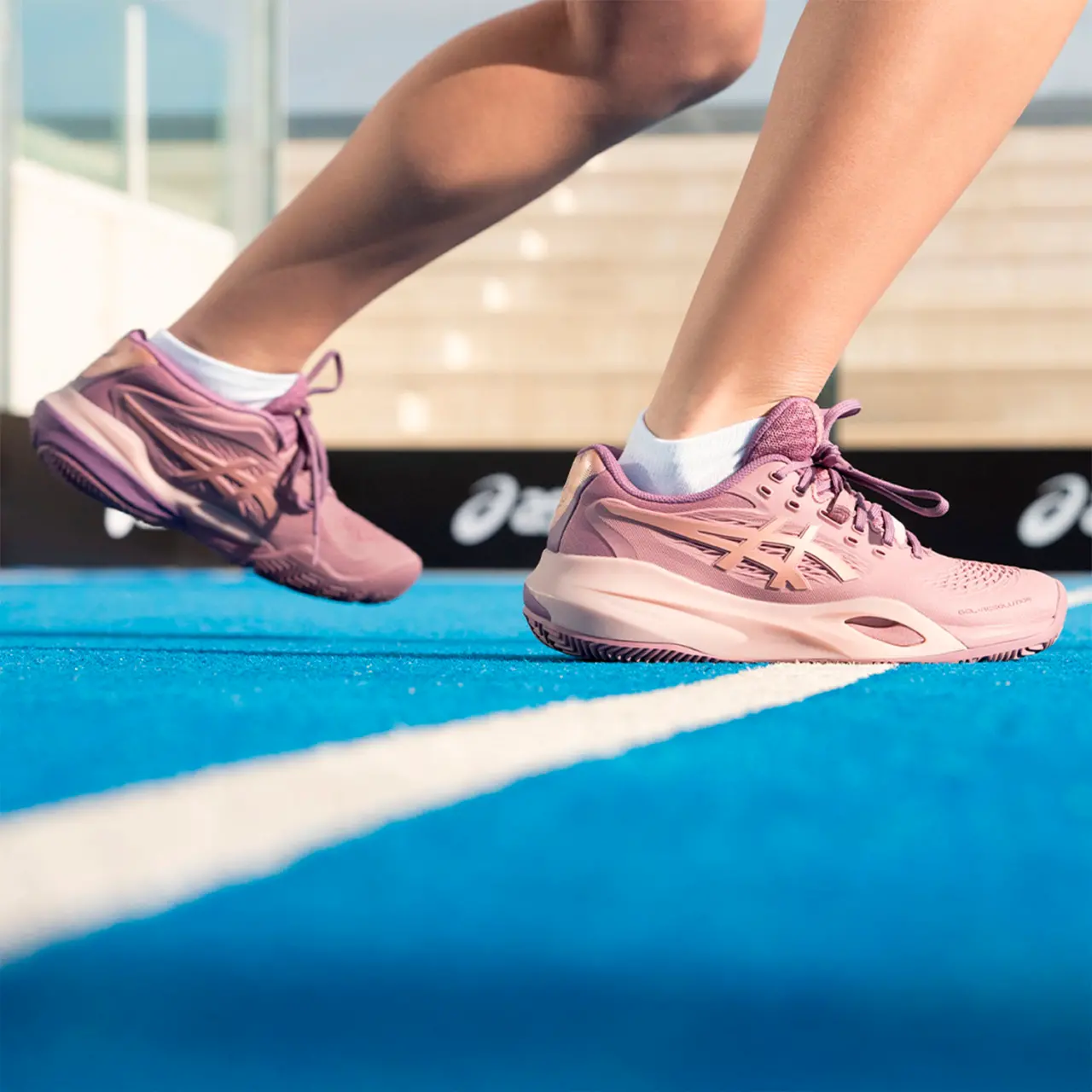 Alternative view of Giày Asics Gel-Resolution X Padel 'Purple Oxide' 1042A285-500