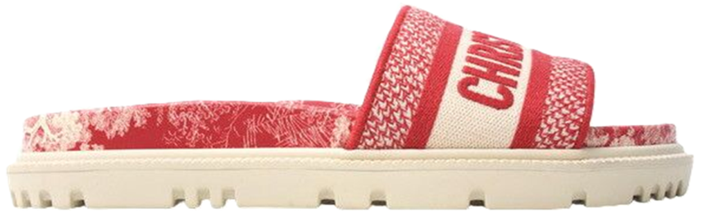 Dép Dior Dway Mule Embroidery Sandals 'Red' B0BNM5XWLV