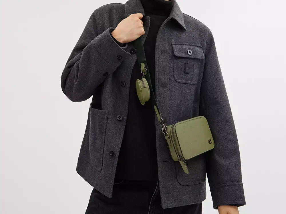 Alternative view of Túi Coach Charter Slim Crossbody Bag 'Green' CC070-MOS