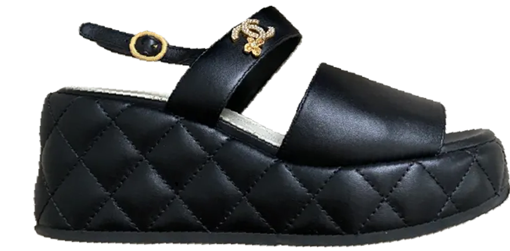 Dép Chanel Mark Platform A Cute Flower 'Black' G45547-X01000-94305