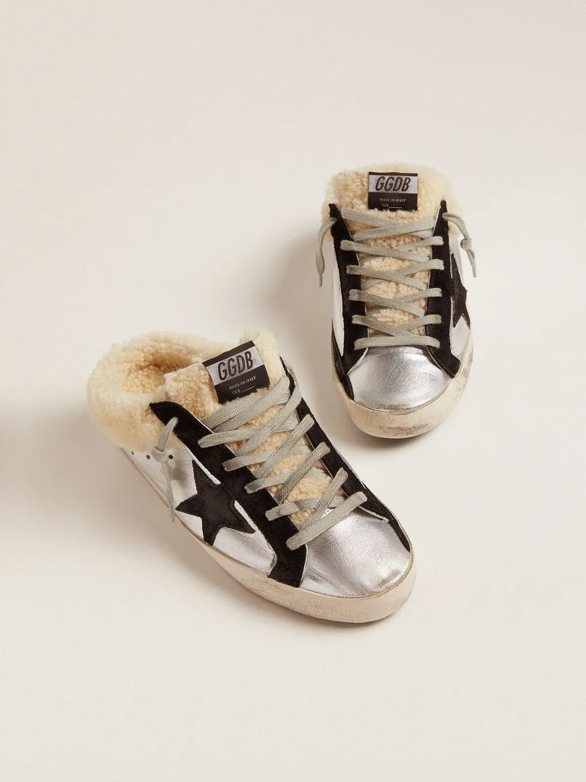 Alternative view of Giày Golden Goose Super-Star 'Silver' GWF00110-F002307-70149
