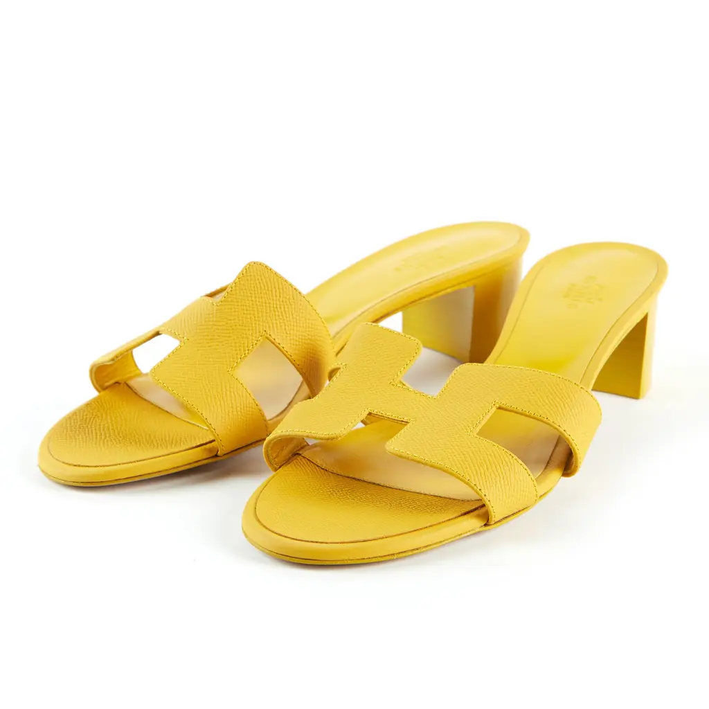 Alternative view of Dép Hermes Oasis Sandal 'Yellow' H241233Z-CH390