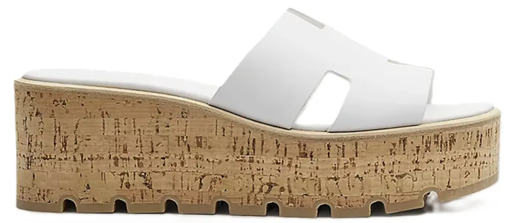 Dép Hermes Eze 30 Sandal 'White' H251309Z-90400