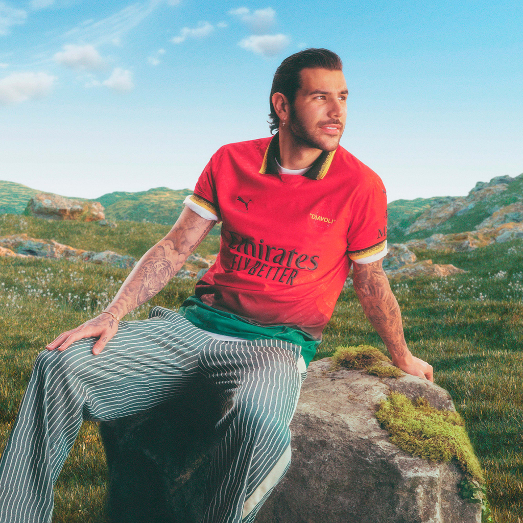 Áo Puma x Off-White AC Milan 24/25 'Red Green' 783000-02 - Ảnh 4