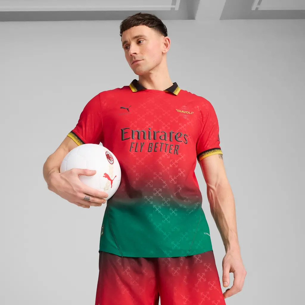 Alternative view of Áo Puma x Off-White AC Milan 24/25 'Red Green' 783000-02