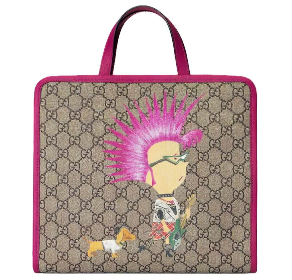 Túi Gucci GG Punk Print Tote Bag 'Beige' 605614-2EAAN-8298