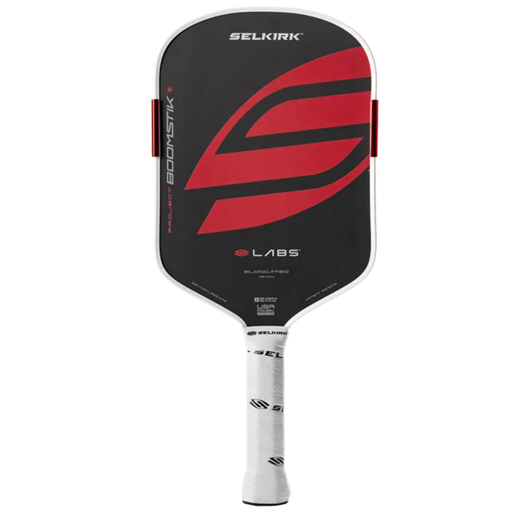Vợt Pickleball Selkirk LABS Project Boomstik Elongated 16mm 'Red White'
