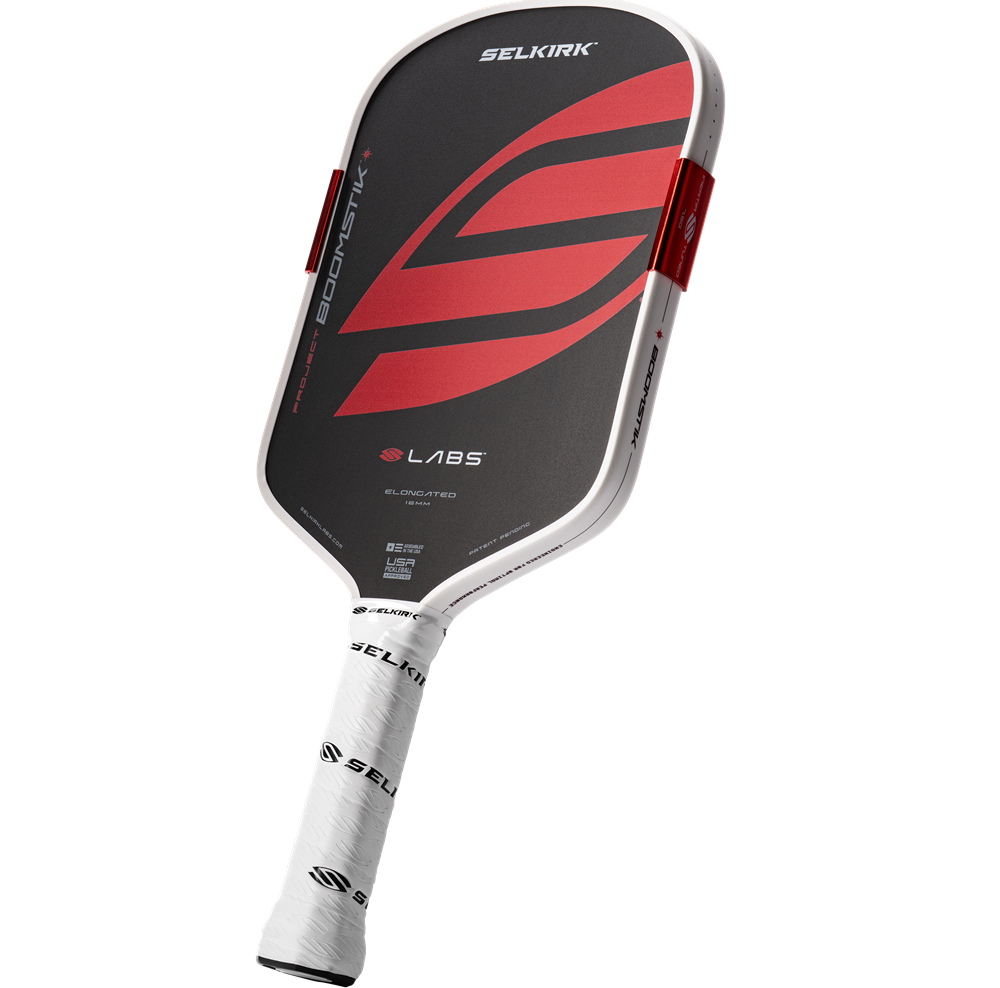 Vợt Pickleball Selkirk LABS Project Boomstik Elongated 16mm 'Red White' - Ảnh 5