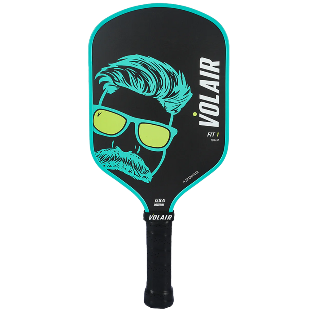 Vợt Pickleball Volair Fit 1 Limited Edition 16mm 'Black Blue'