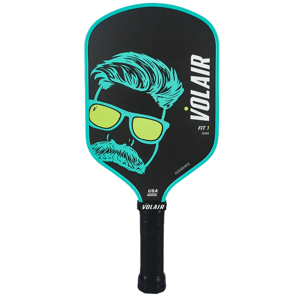 Vợt Pickleball Volair Fit 1 Limited Edition 16mm 'Black Blue'