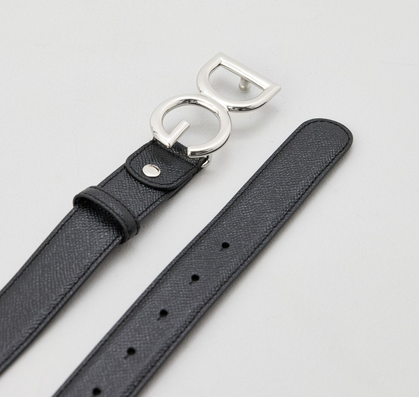 Alternative view of Thắt Lưng Dolce & Gabbana DG Logo 'Black' BE4362B537387653