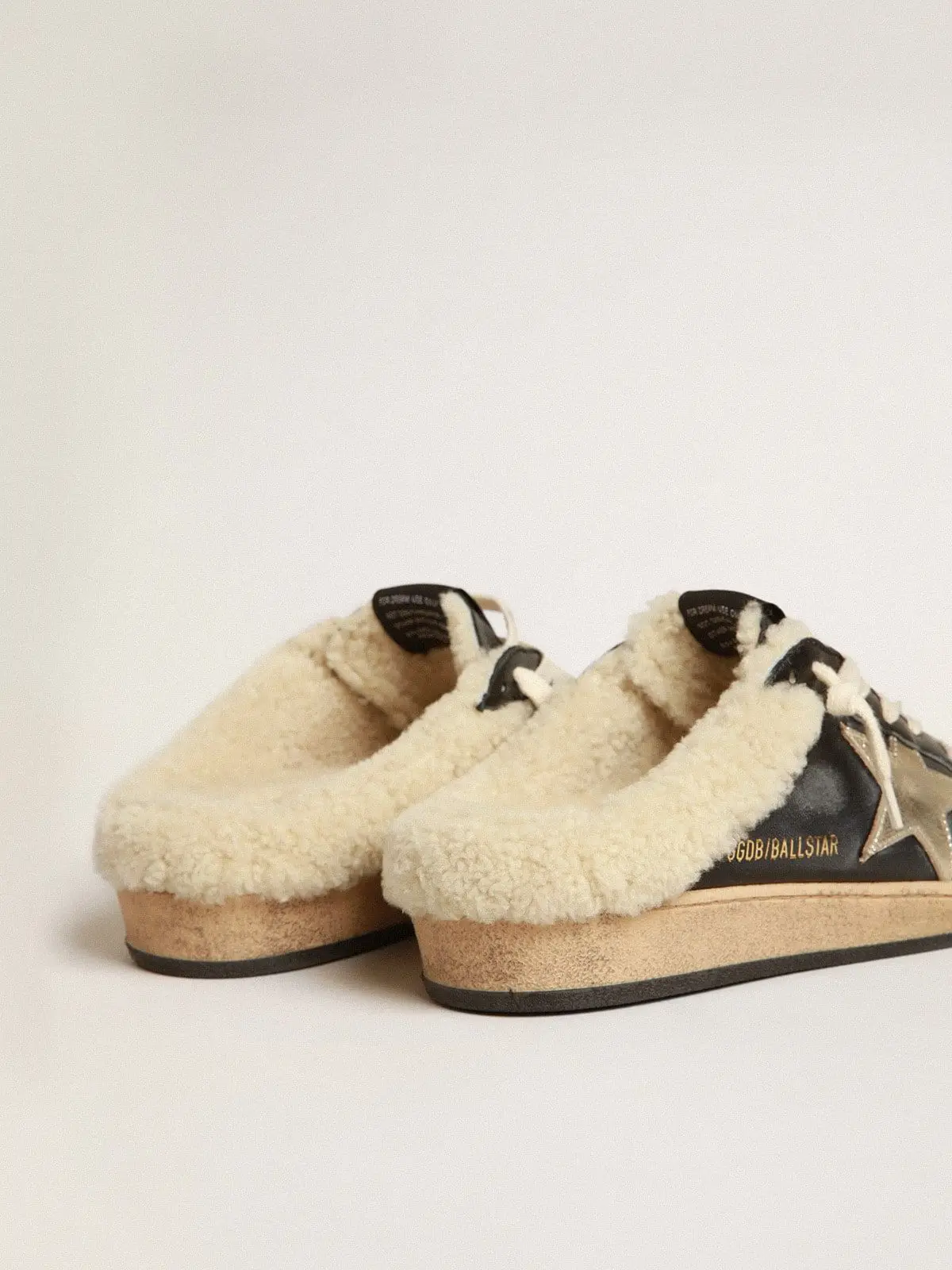 Giày Golden Goose Ball Star 'Black' GWF00436-F004042-90370 - Ảnh 4