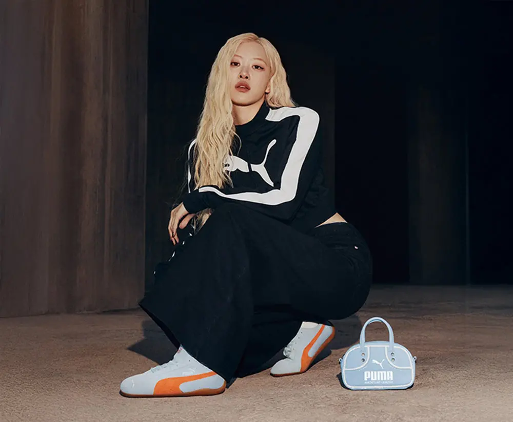Alternative view of Giày Puma Speedcat OG 'Sea Glass Orange Glo' 398846-40