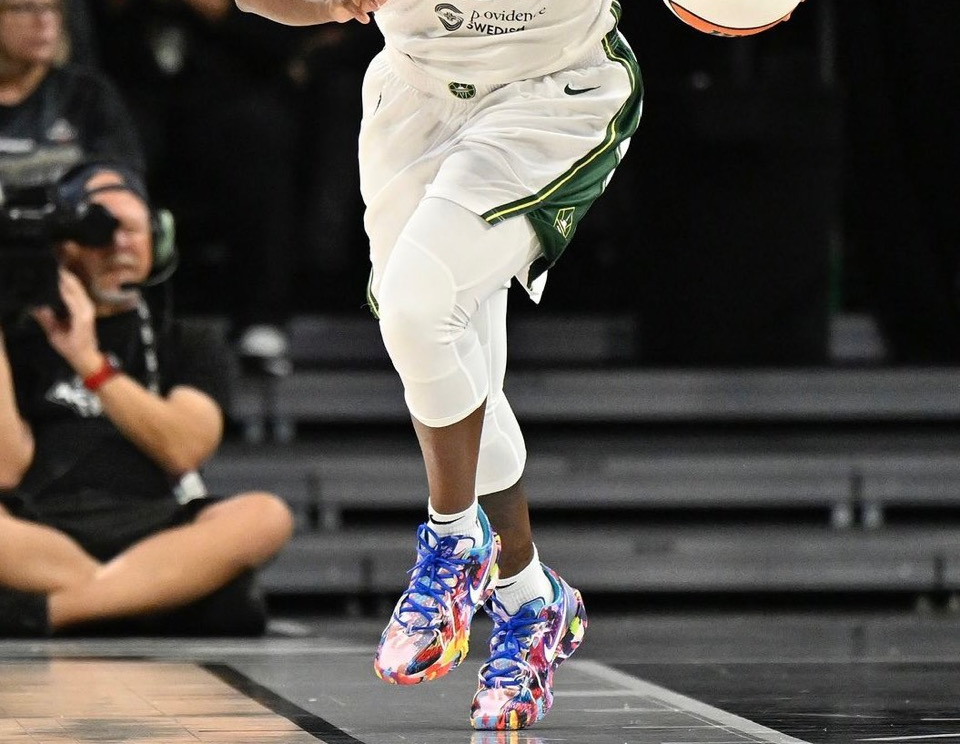 Giày Nike Jewell Loyd x Air Zoom GT Cut 3 EP ‘Paint’ IF2522-100 - Ảnh 5