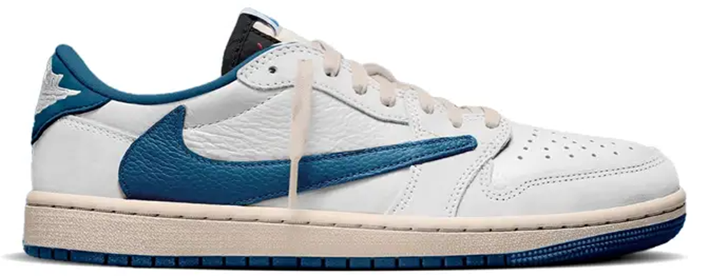 Giày Nike Air Jordan 1 Retro Low OG SP x Travis Scott 'Sail Military Blue' DM7866-104
