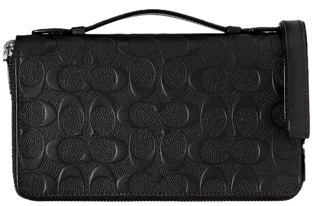 Túi Coach Double Zip Travel Organizer 'Black' F67637-QBBK