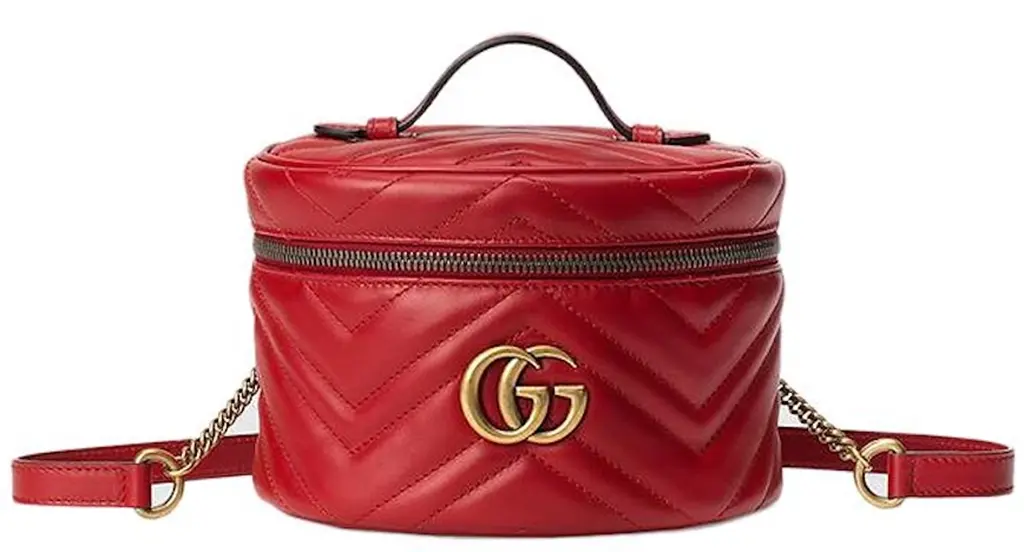 Túi Gucci Marmont Leather Handbag 'Red' 598594-DTDCT-6433