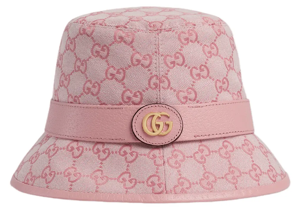 Mũ Gucci Canvas Bucket Hat 'Pink' 748476-4HG62-5872