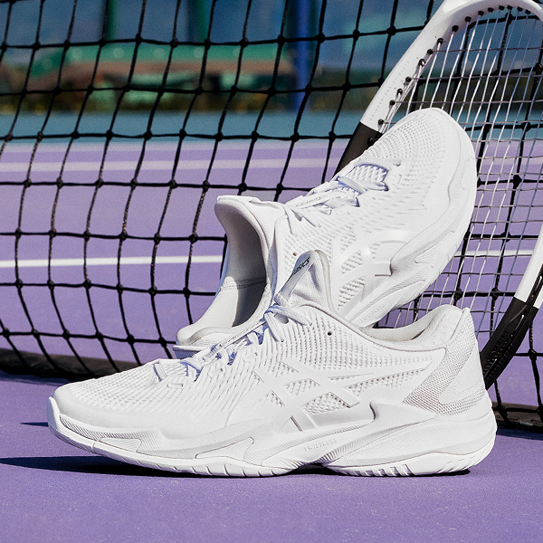 Alternative view of Giày Asics Court FF 3 'White' 1043A023-100