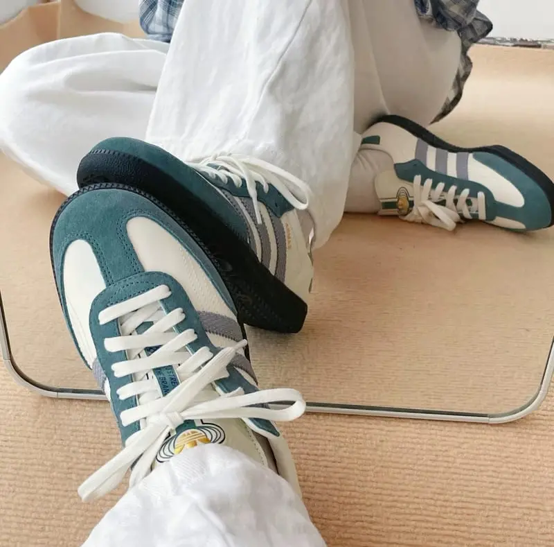 Alternative view of Giày Adidas Originals Samba 49 'Green' JP9222