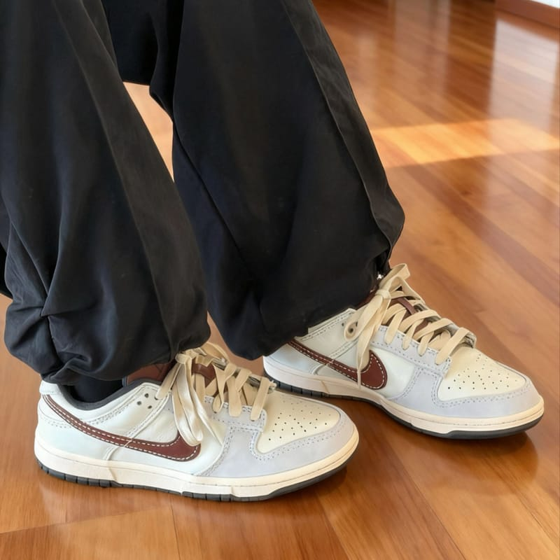 Giày Nike Dunk Low 'Dark Pony Soft Pearl' IM6670-202 - Ảnh 3