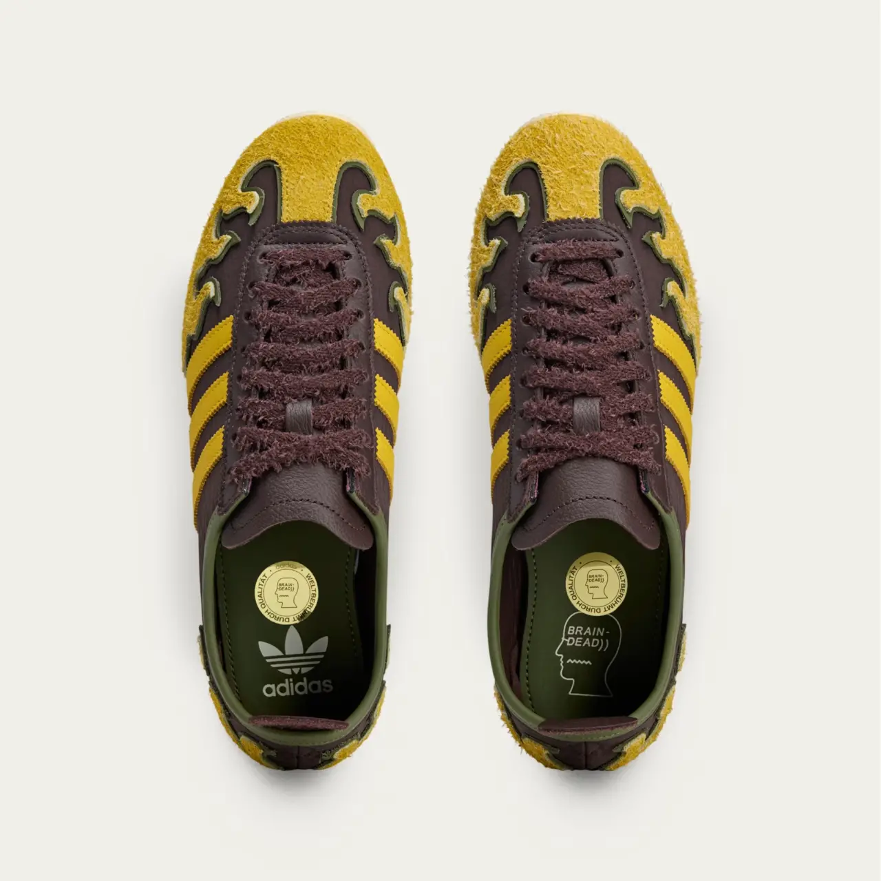 Alternative view of Giày Adidas Japan Brain 'Dead Brown' JQ6789
