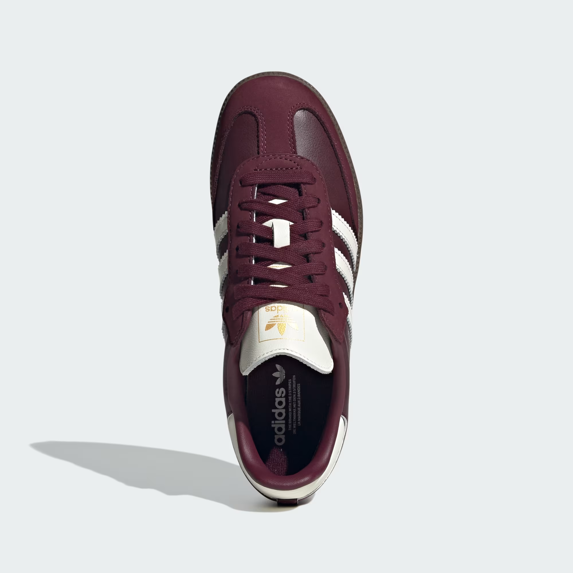 Alternative view of Giày Adidas Samba OG 'Maroon Off White Gum' JR8844