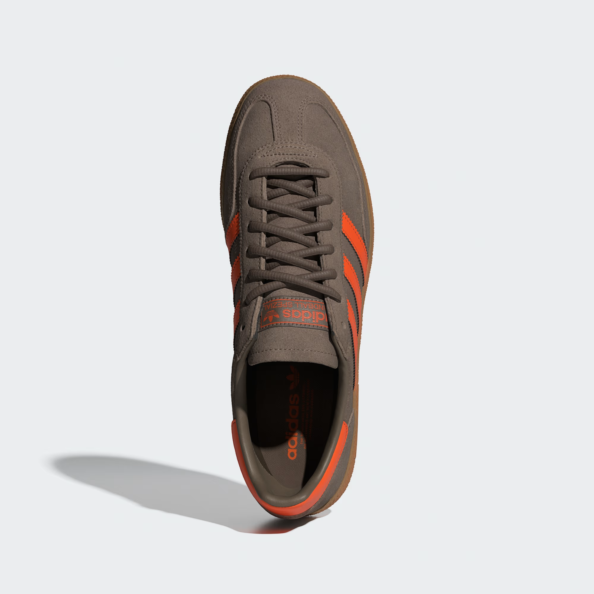 Alternative view of Giày Adidas Handball Spezial 'Brown Orange' JR3846