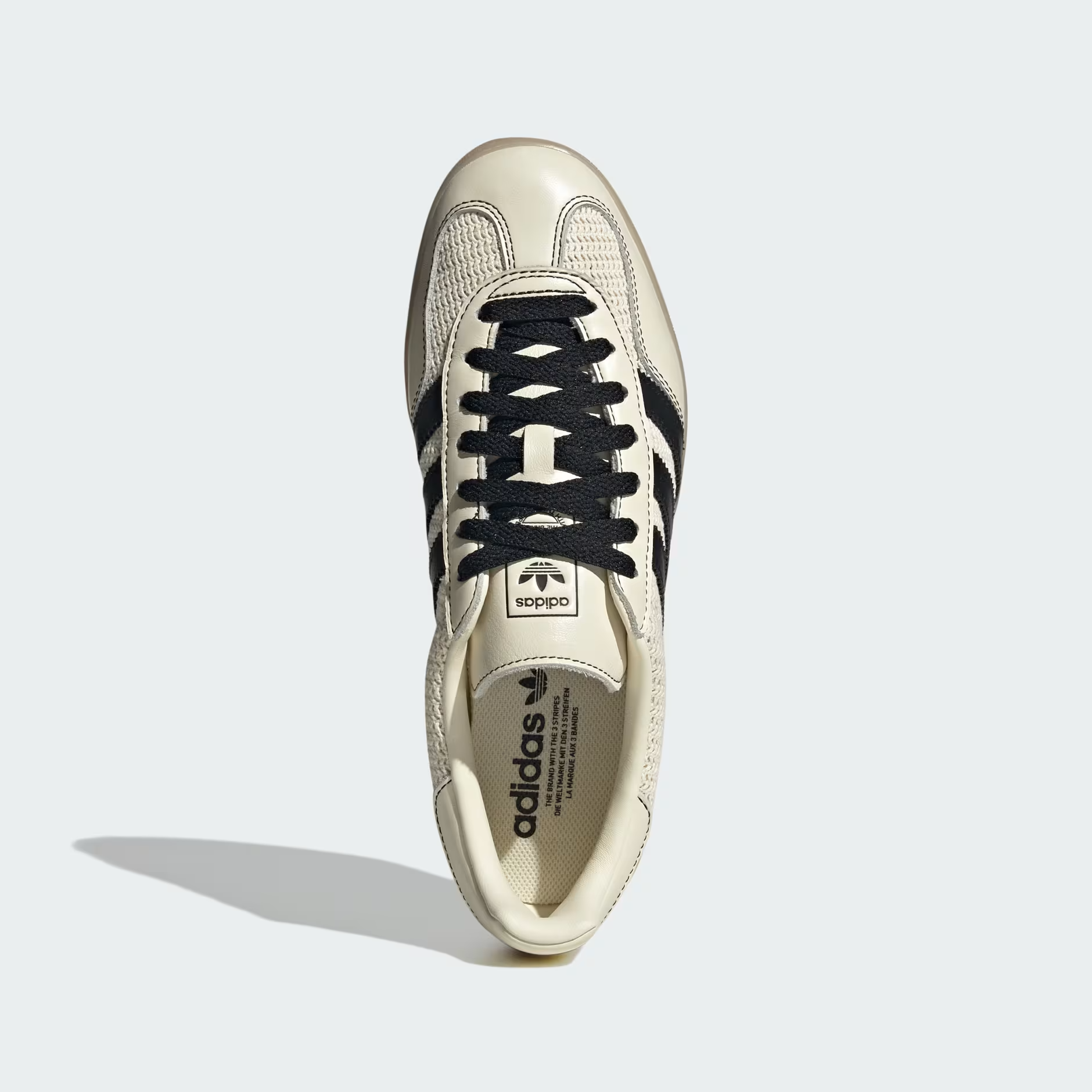 Alternative view of Giày Adidas GAZELLE INDOOR 'Cream White' JQ7083