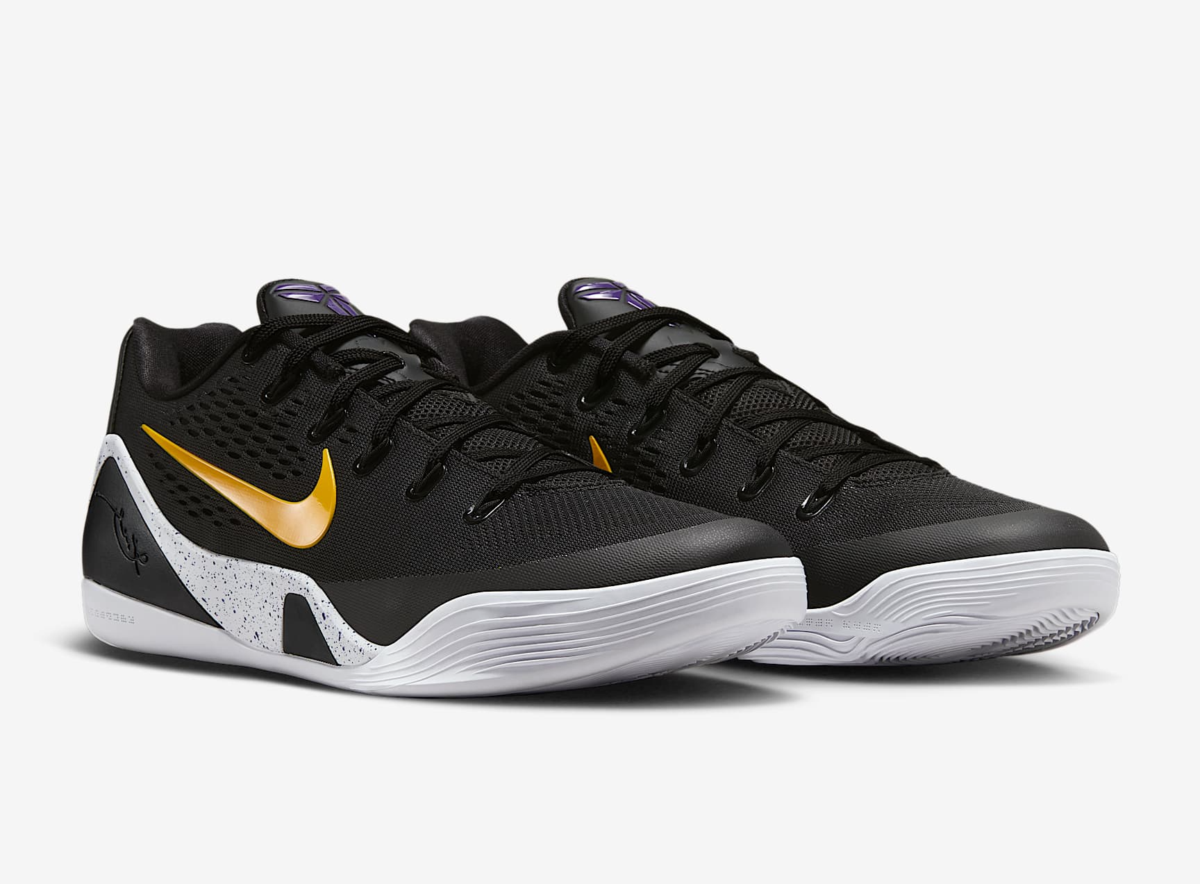 Giày Nike Kobe 9 EM Low Protro TB 'Black University Gold' IH1401-002 - Ảnh 4