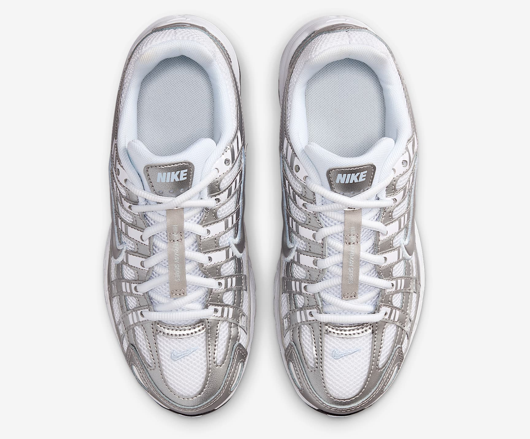 Giày Nike P-6000 'White Metallic Silver' HV5064-101 - Ảnh 3