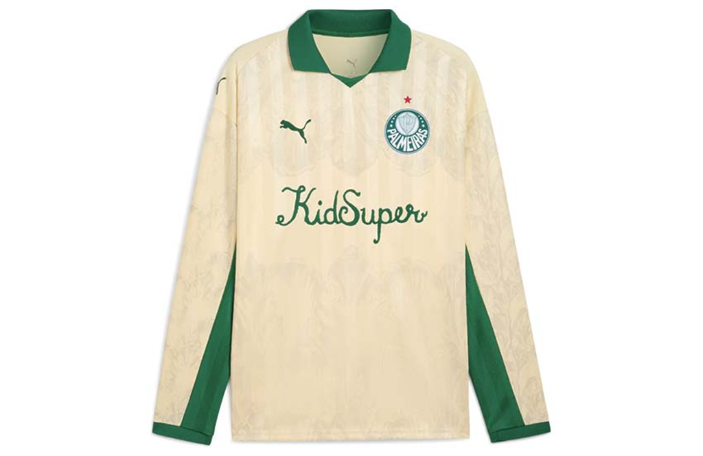 Áo Puma Palmeiras x KidSuper LS Retro 'Alpine Snow Vine' 606852-11