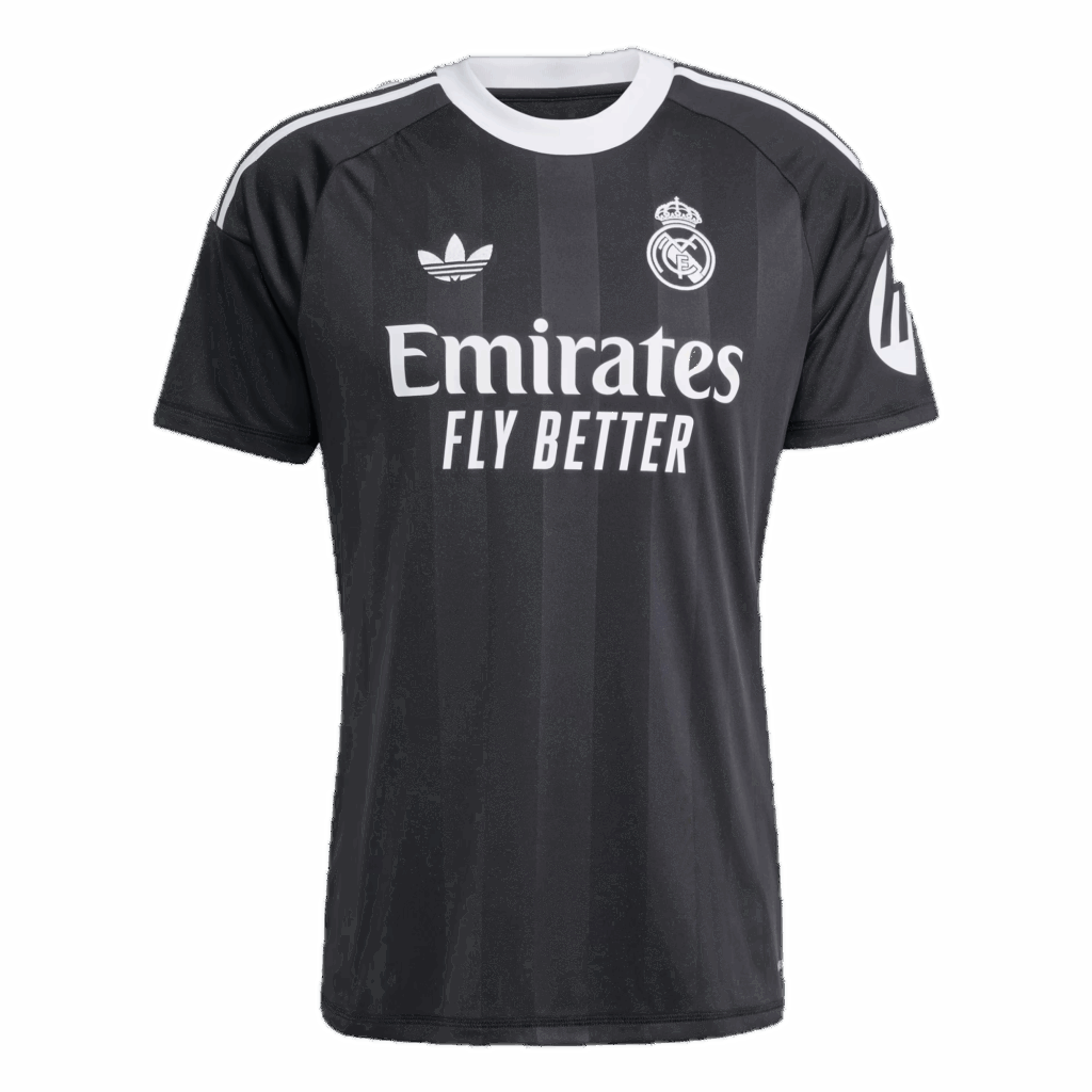 Áo Adidas Real Madrid 25/26 'Black' JP4173