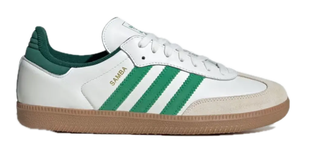 Giày Adidas Samba OG ‘White Collegiate Green’ JI3202