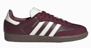 Giày Adidas Samba OG 'Maroon Off White Gum' JR8844