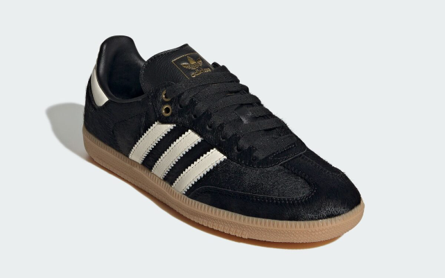 Alternative view of Giày Adidas Samba 'Black Pony Hair' JQ3694
