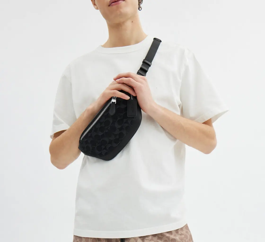 Alternative view of Túi Coach Warren Mini Belt Bag 'Black' CAJ43-SVDTV