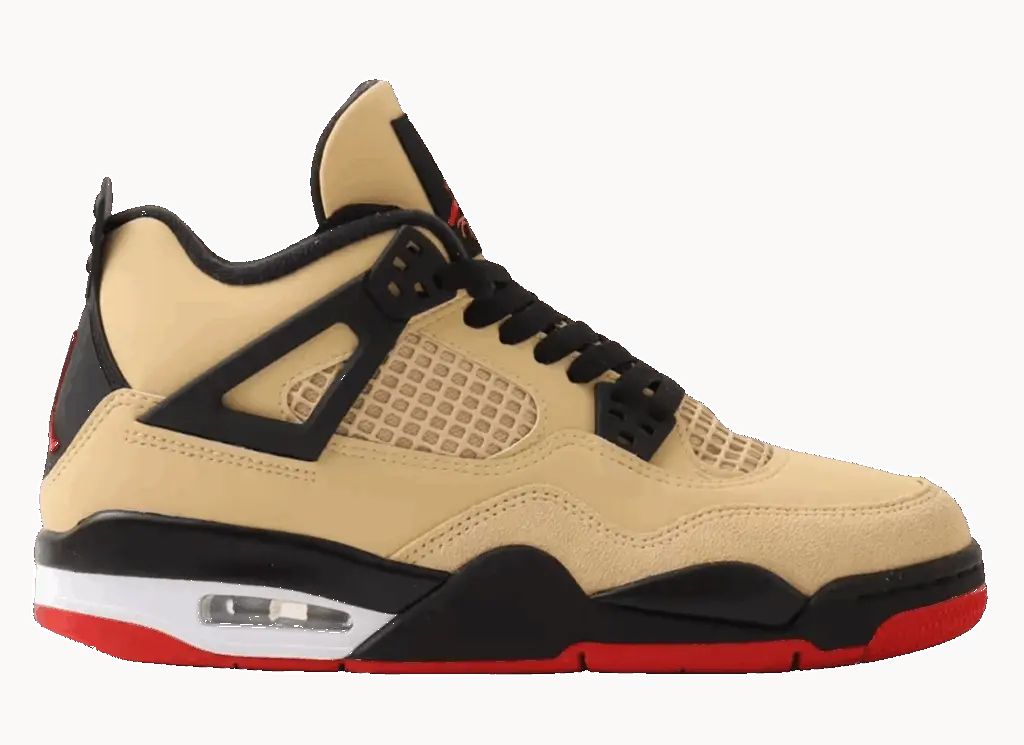 Giày Nike GS Air Jordan 4 Retro 'Sesame Black' IH2094-200