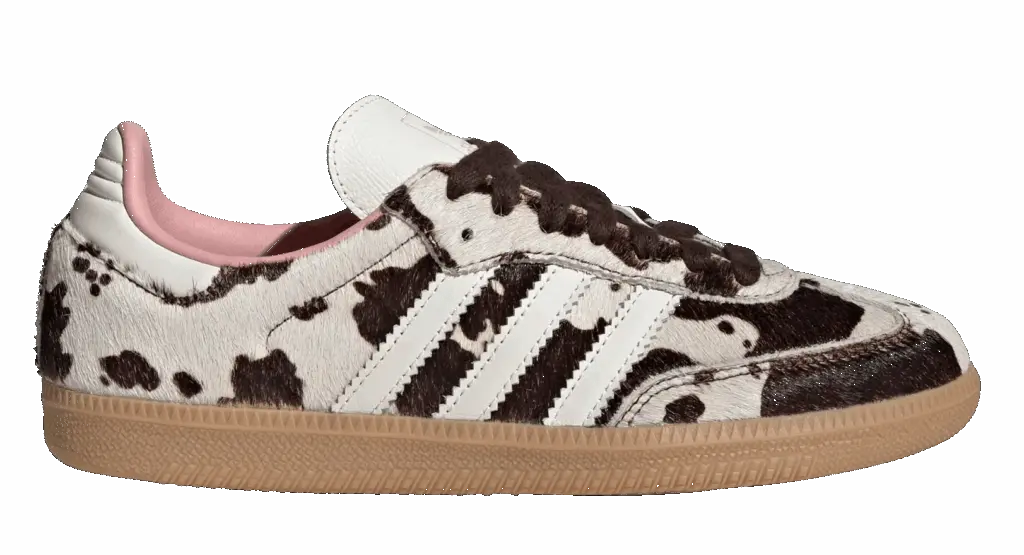 Giày Adidas Samba OG 'Cow Print' JR1256